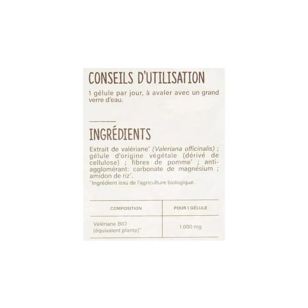 Nutrisanté Valériane Bio