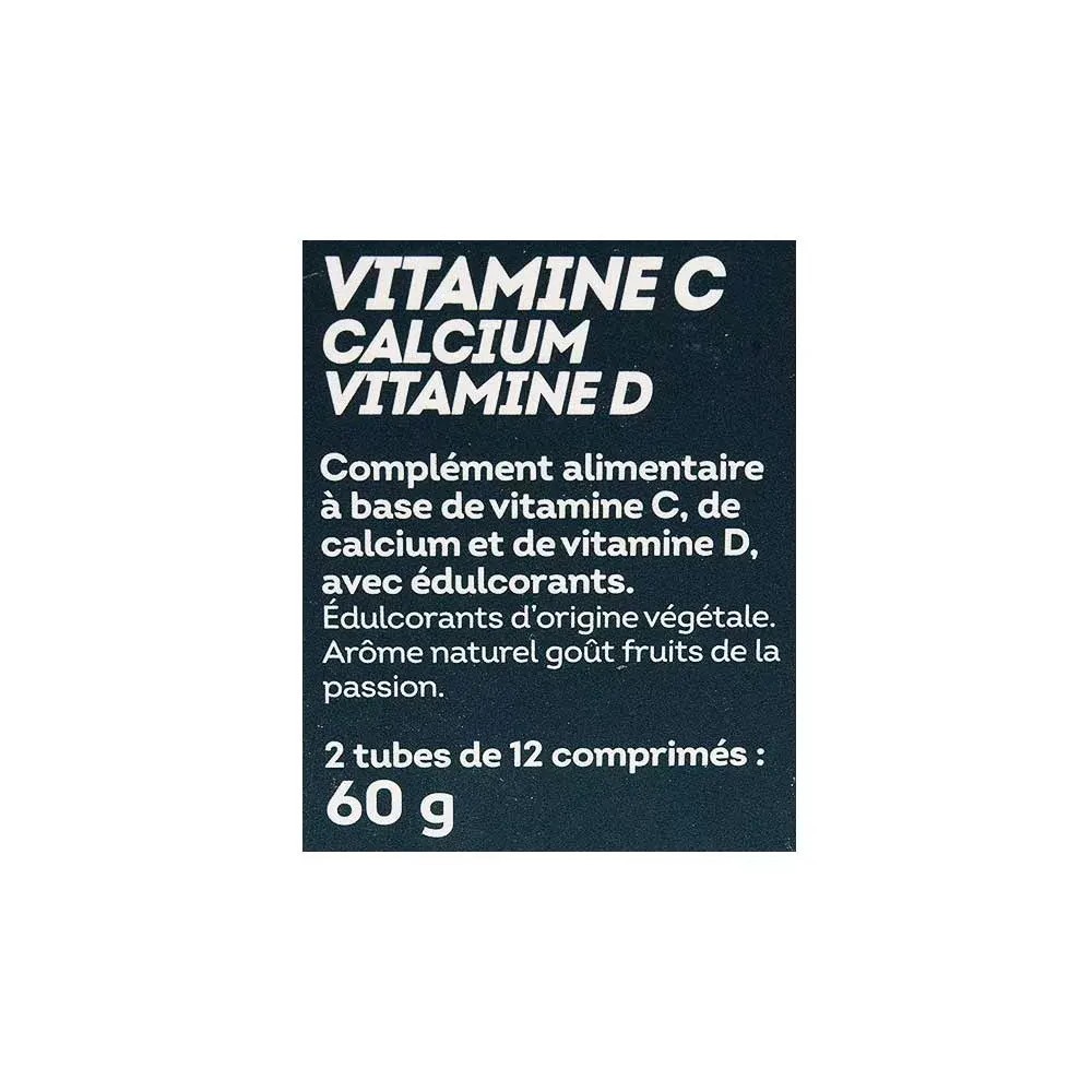 Nutrisanté Vitamine C + Calcium + Vitamine D 24 comprimés