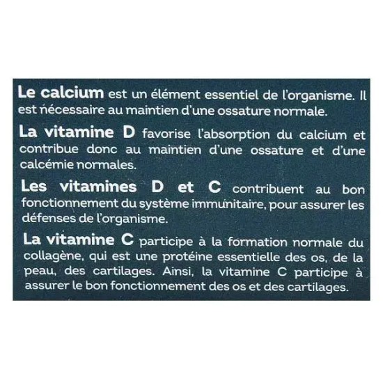 Nutrisanté Vitamine C + Calcium + Vitamine D 24 comprimés