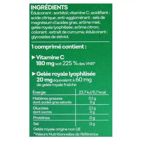 Nutrisante Vitamine C + Gelée Royale 24 comprimés