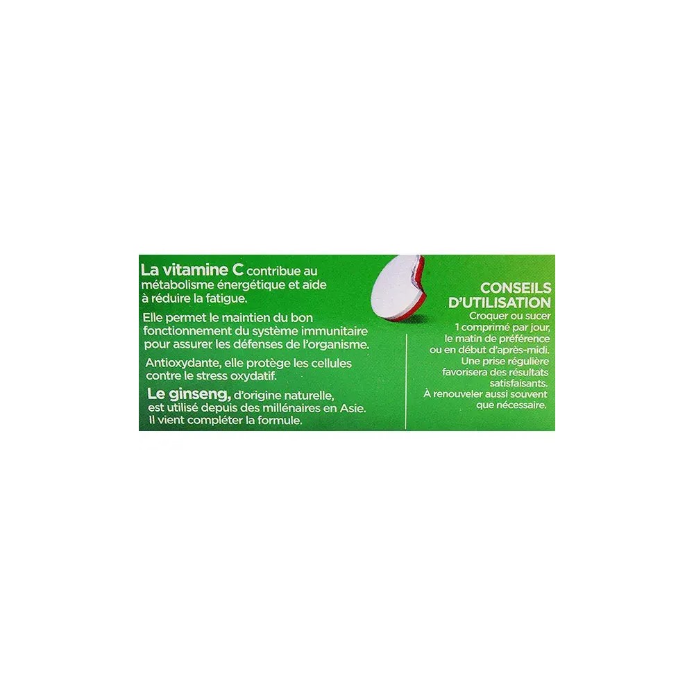 Nutrisante Vitamine C + Ginseng 24 comprimés à croquer