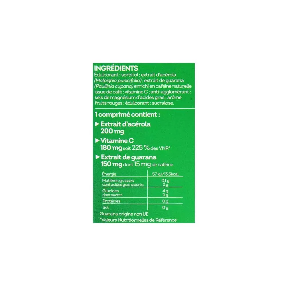 Nutrisanté Vitamine C + Guarana 24 unités