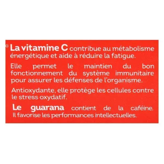 Nutrisanté Vitamine C + Guarana 24 unités