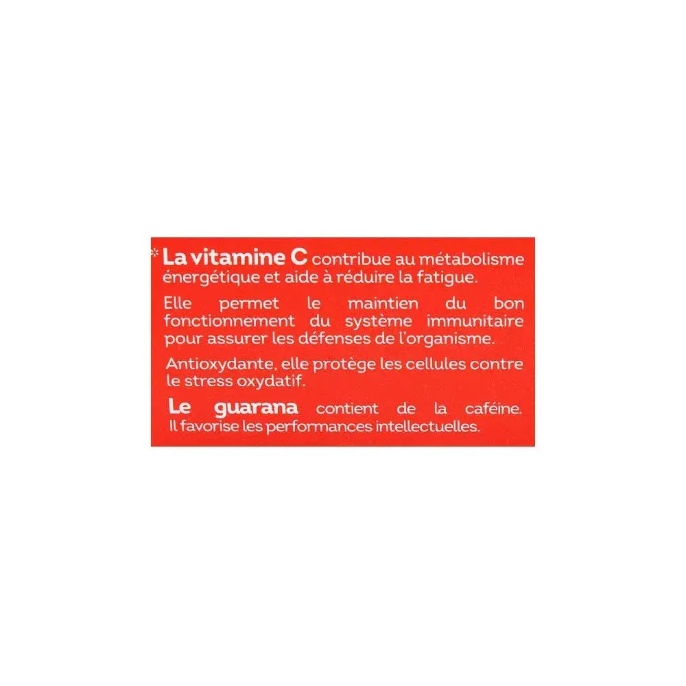 Nutrisanté Vitamine C + Guarana 24 unités