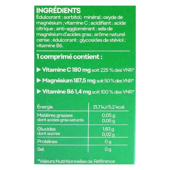 Nutrisante vitamine C + magnésium à croquer 24 cp