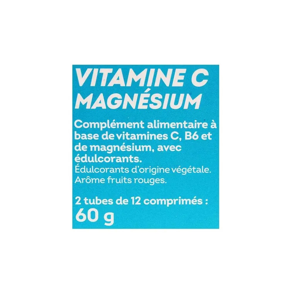 Nutrisante vitamine C + magnésium à croquer 24 cp