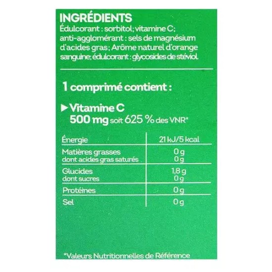 Nutrisante vitamine C 500 mg à croquer
