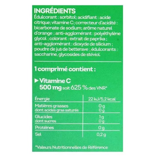 Nutrisante Vitamine C 500 mg Effervescente
