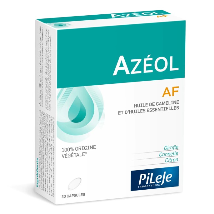 Pileje Azéol AF 30 capsules