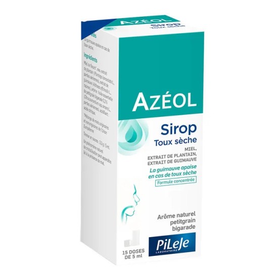 Pileje Azeol Sirop Toux Sèche 75 ml