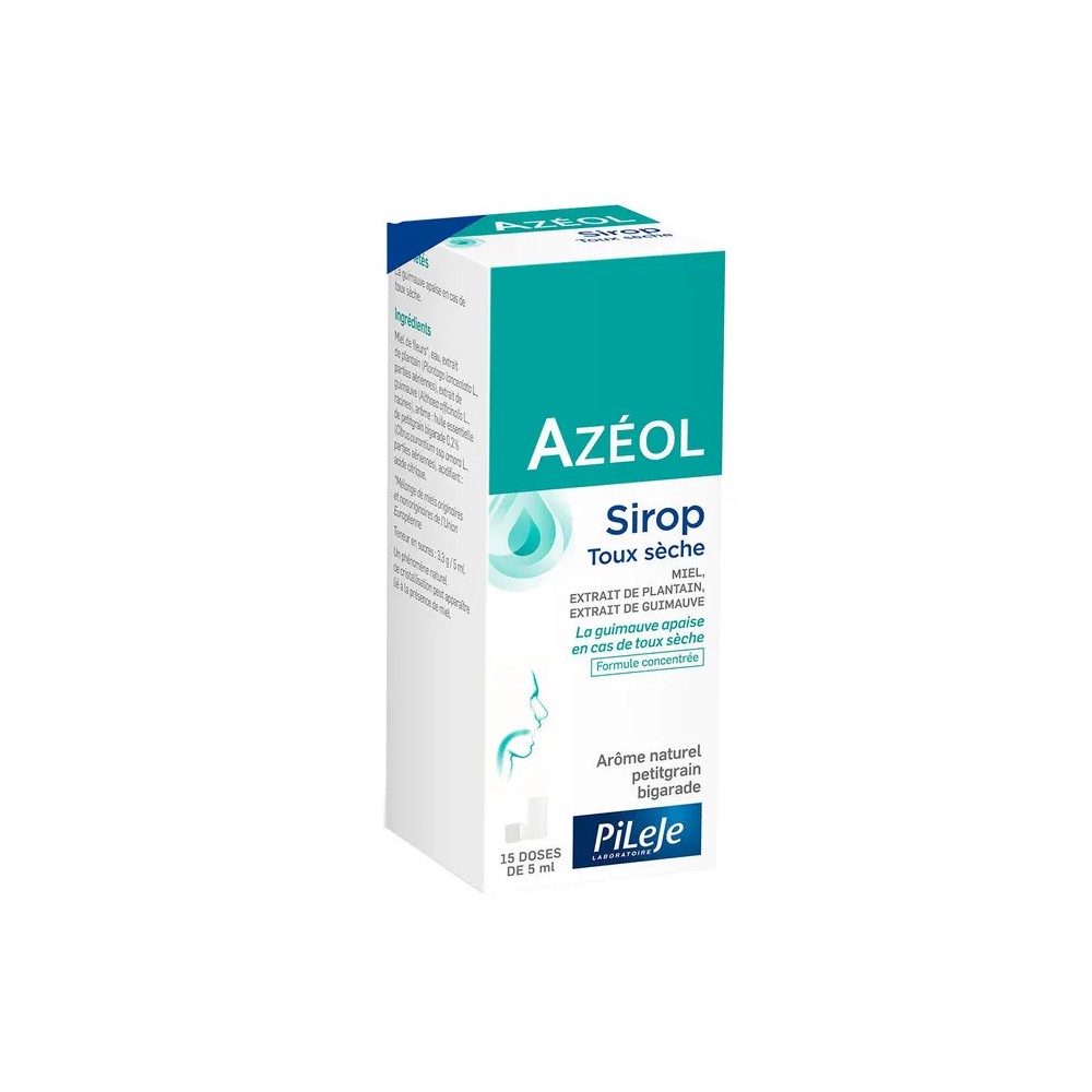 Pileje Azeol Sirop Toux Sèche 75 ml