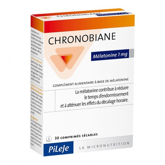 Pileje Chronobiane Mélatonine 1 mg - 30 comprimés