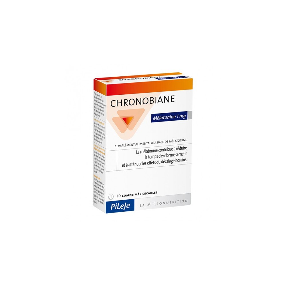 Pileje Chronobiane Mélatonine 1 mg - 30 comprimés