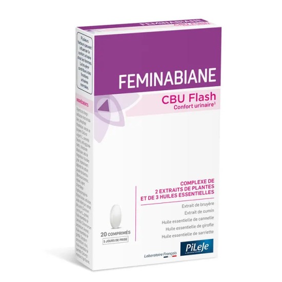 Pileje Feminabiane CBU Flash 20 comprimés