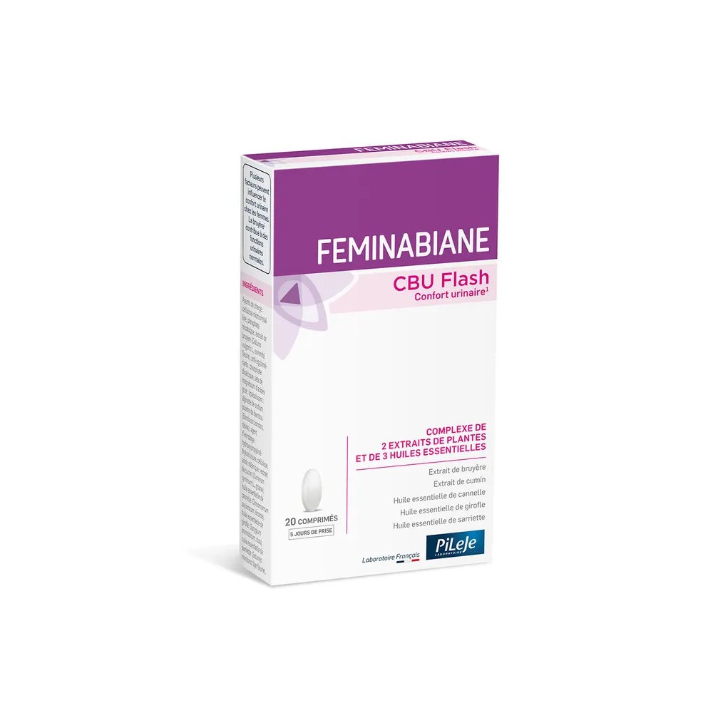 Pileje Feminabiane CBU Flash 20 comprimés