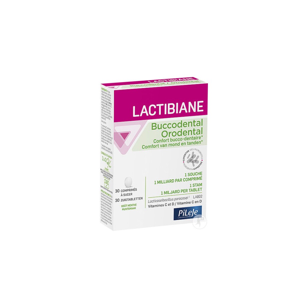 Pileje Lactibiane Buccodental 30 comprimés