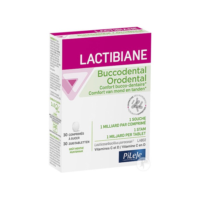 Pileje Lactibiane Buccodental 30 comprimés