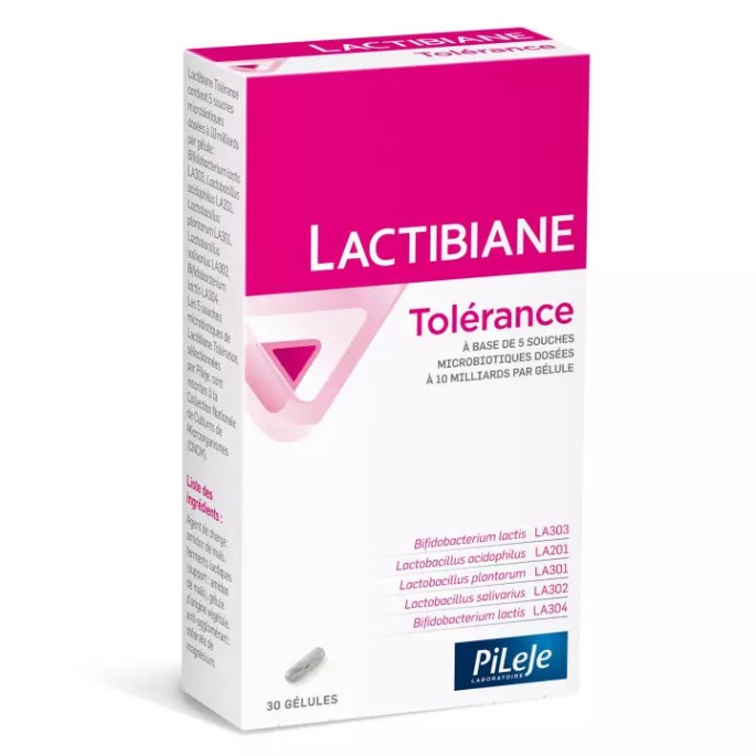 Pileje Lactibiane Tolérance 30 gélules