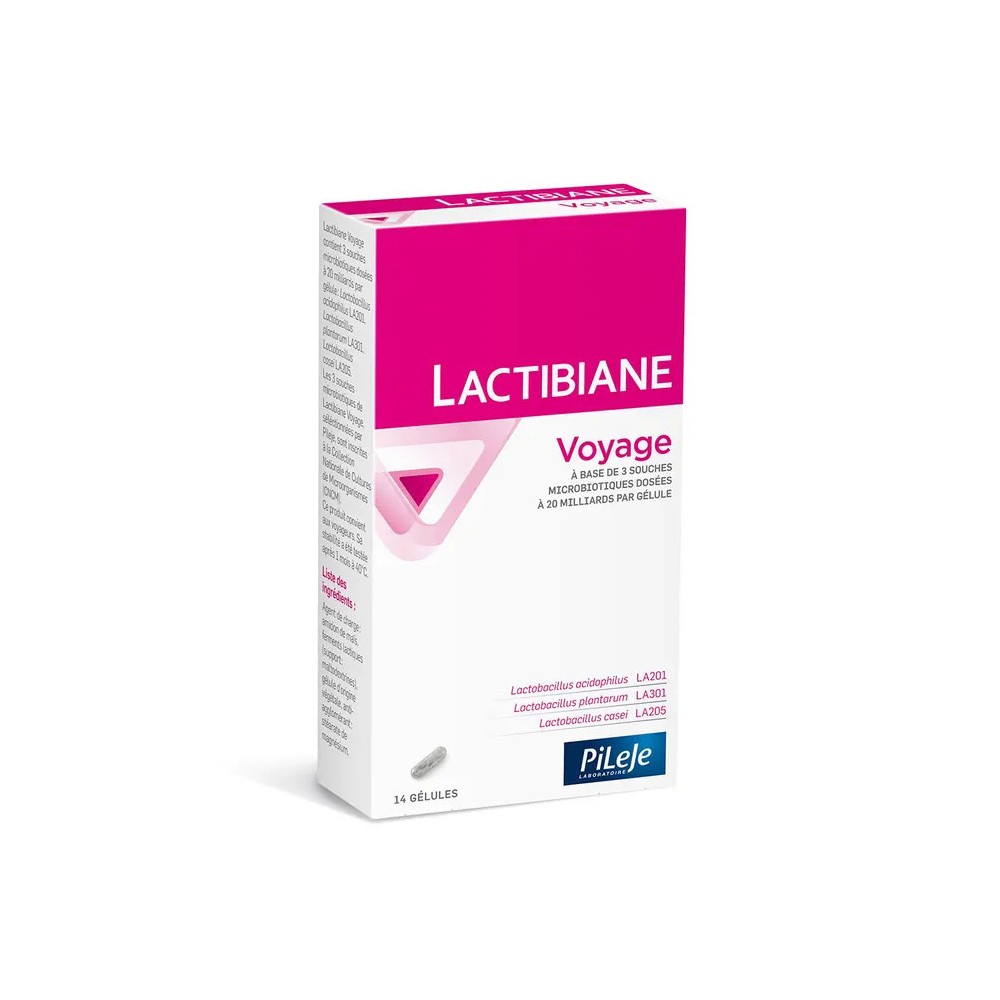 Pileje Lactibiane Voyage 14 gélules
