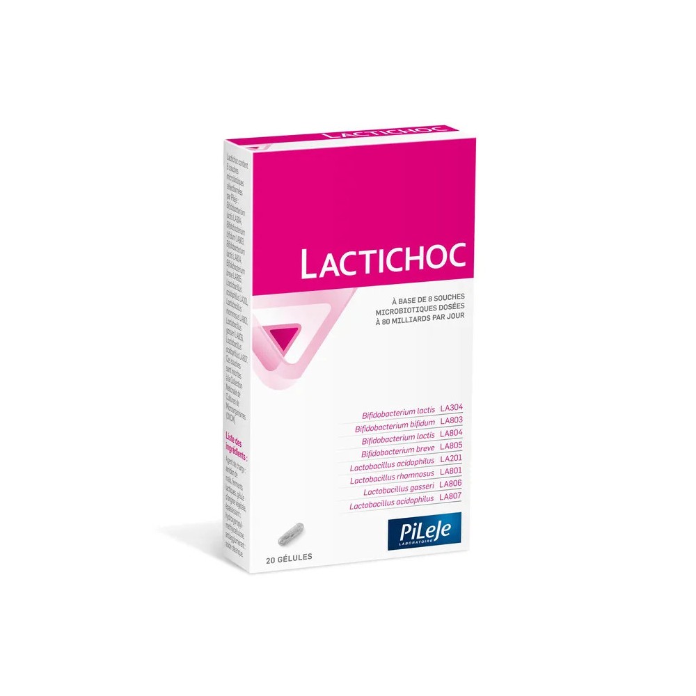 Pileje Lactichoc 20 gélules
