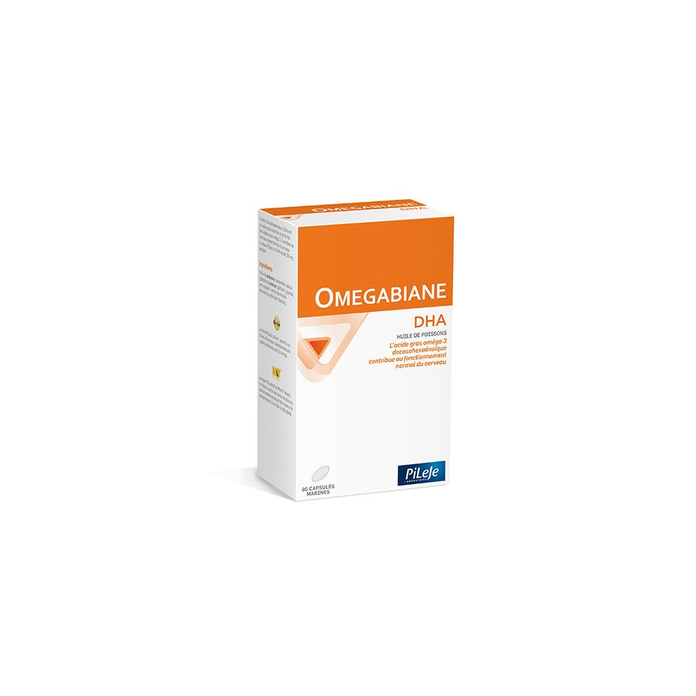 Pileje Omegabiane Huile DHA 80 capsules