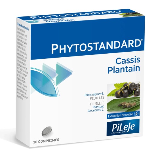 Pileje Phytostandard Cassis Plantain 30 comprimés