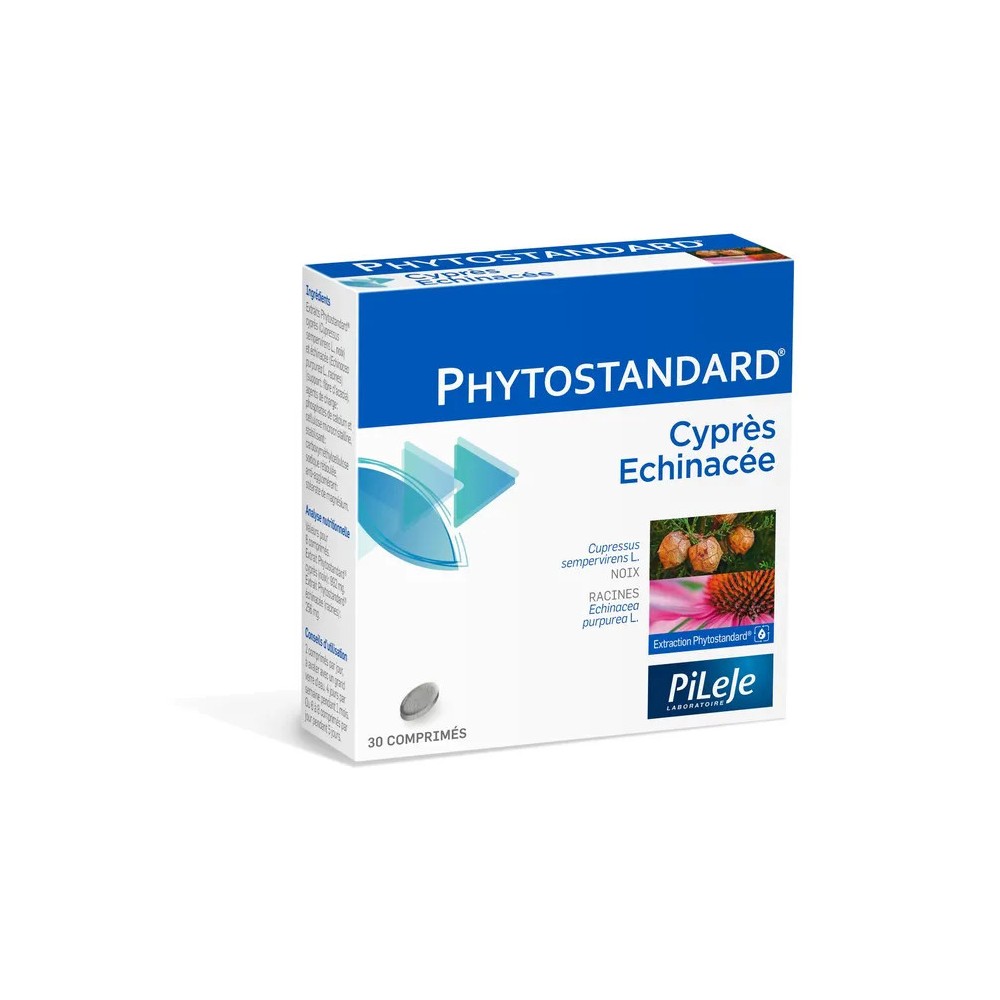 Pileje Phytostandard Cyprès Échinacée 30 comprimés