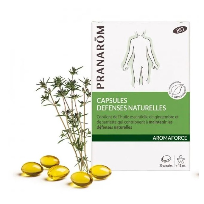 Pranarom Aromaforce Défenses Nat Bio 30 capsules