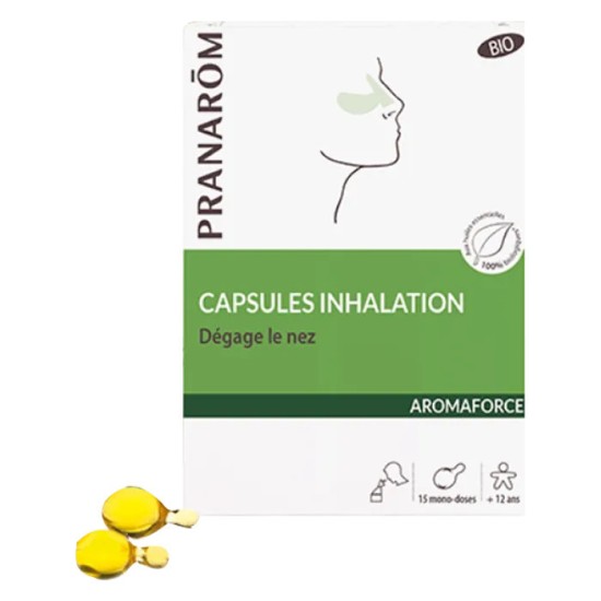Pranarom Aromaforce Capsules Inhalation Bio