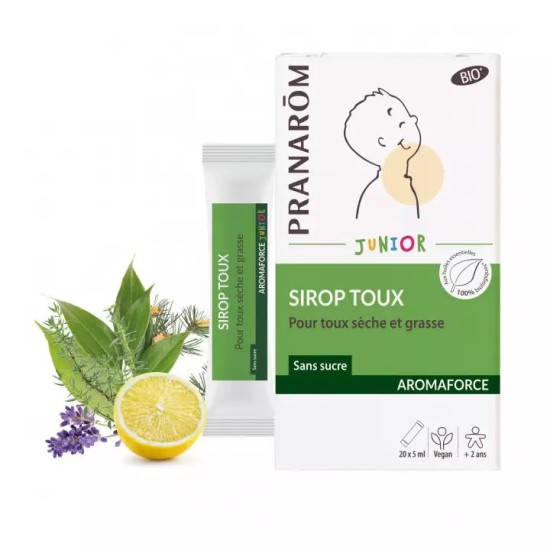 Pranarom Aromaforce Junior Sirop Toux 20 unidoses