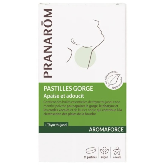 Pranarom Aromaforce Pastilles Gorge