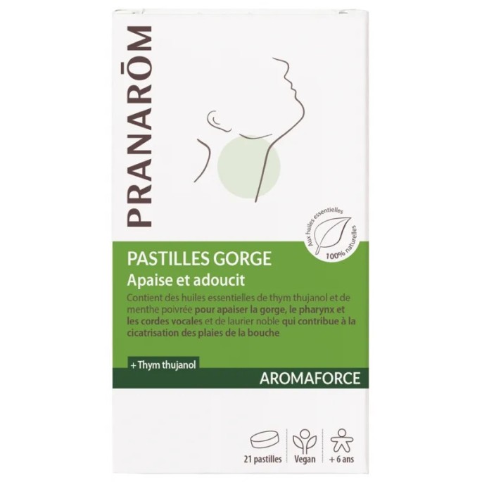 Pranarôm Aromaforce Pastilles Gorge