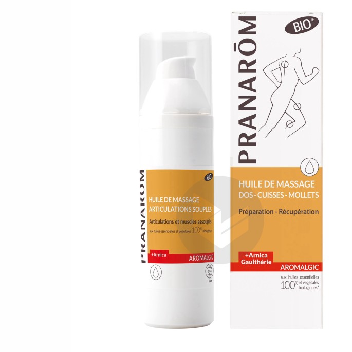 Pranarôm Aromalgic huile de massage bio 100 ml