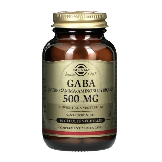 Solgar Gaba 500 mg Gélules Végétales