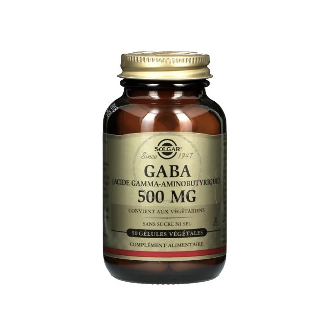 Solgar Gaba 500 mg Gélules Végétales