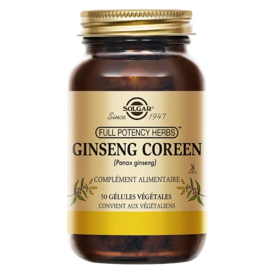 Solgar Ginseng Coréen Gélules Végétales