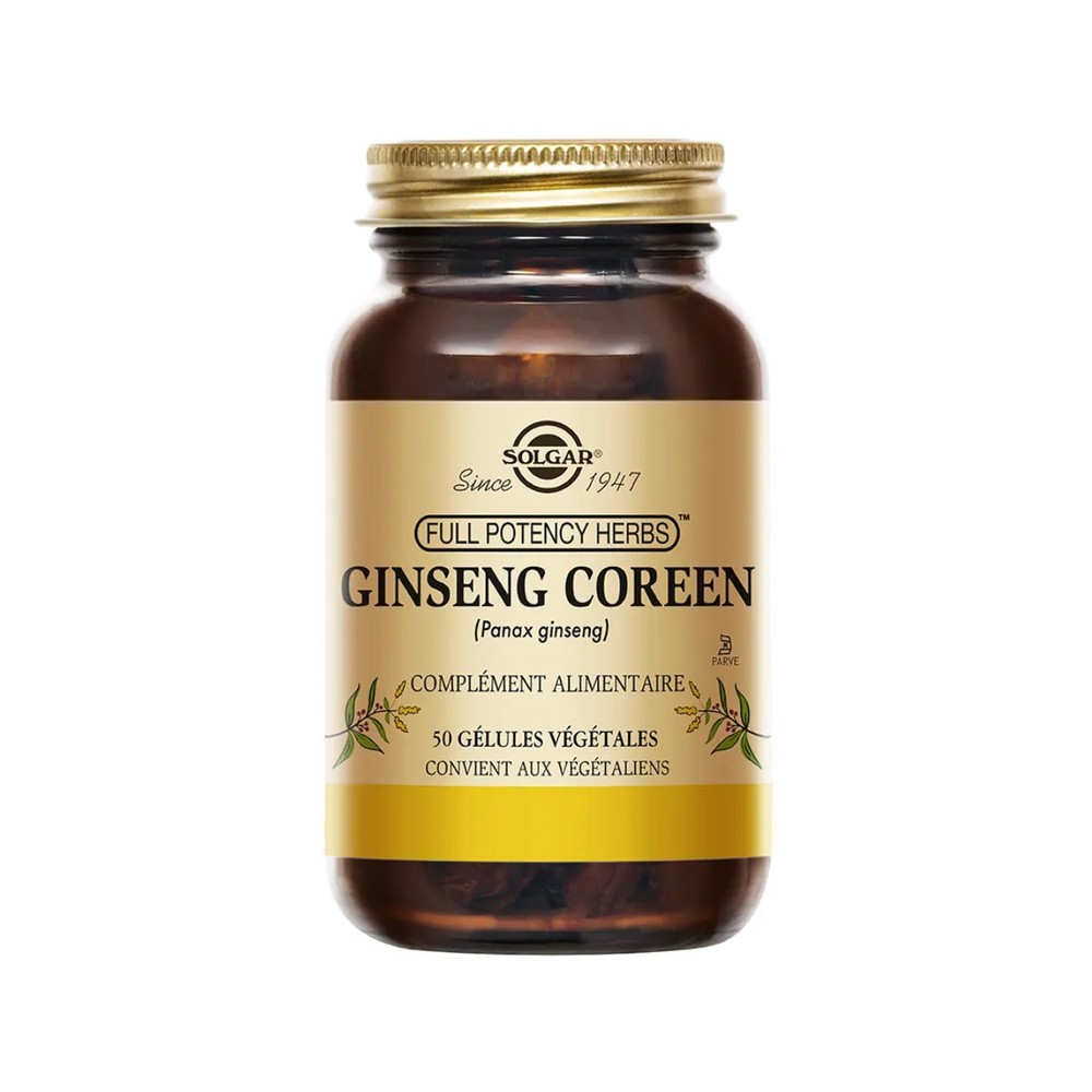 Solgar Ginseng Coréen Gélules Végétales