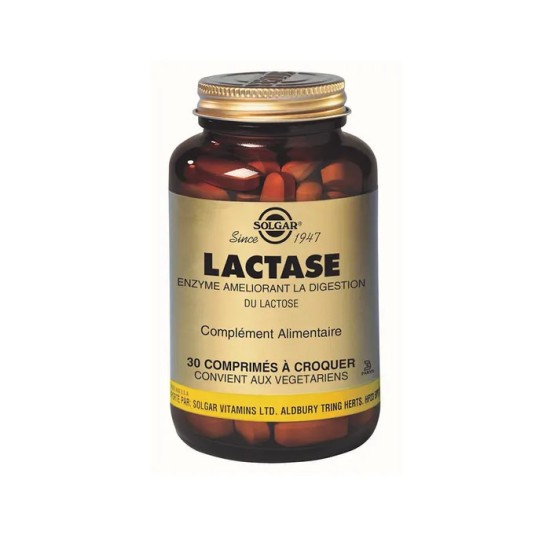 Solgar lactase 30 comprimés