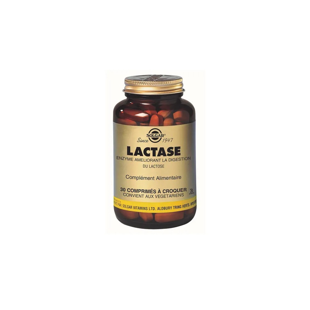 Solgar lactase 30 comprimés