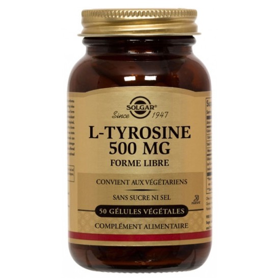 Solgar L-Tyrosine 500 mg 50 gélules