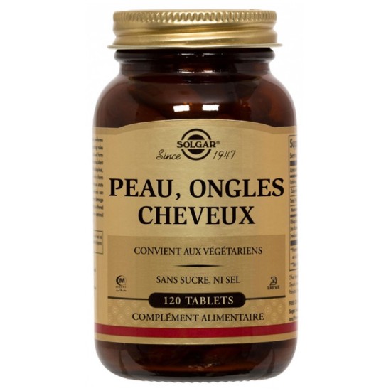 Solgar Peaux Ongles Cheveux 120 comprimés