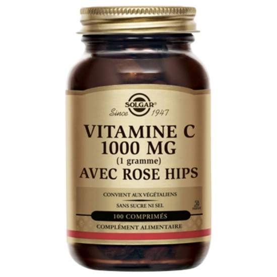 Solgar Vitamine C 1000 mg avec Églantier