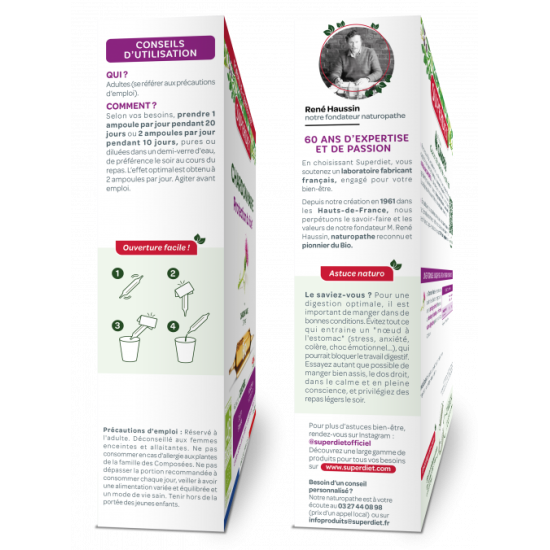 Superdiet Chardon Marie 20 ampoules