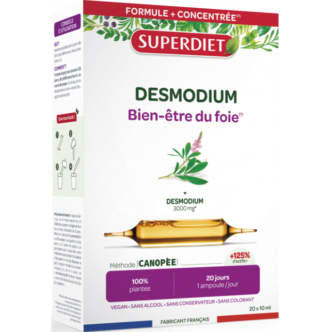 Superdiet Desmodium 20 Ampoules