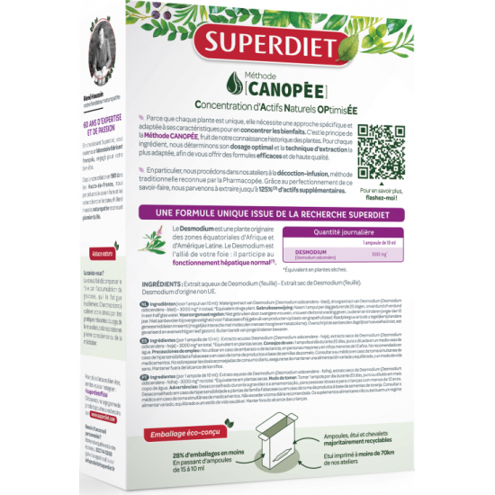 Superdiet Desmodium 20 Ampoules