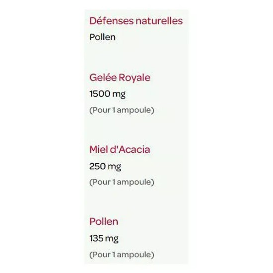 Superdiet Gelée royale 1500 mg 20 ampoules