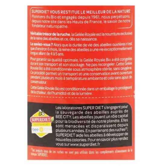 Superdiet Gelée Royale Pot 25 g