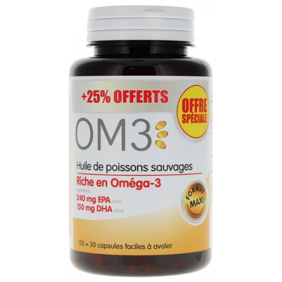 Superdiet OM3 Capsules Huile de Poisson