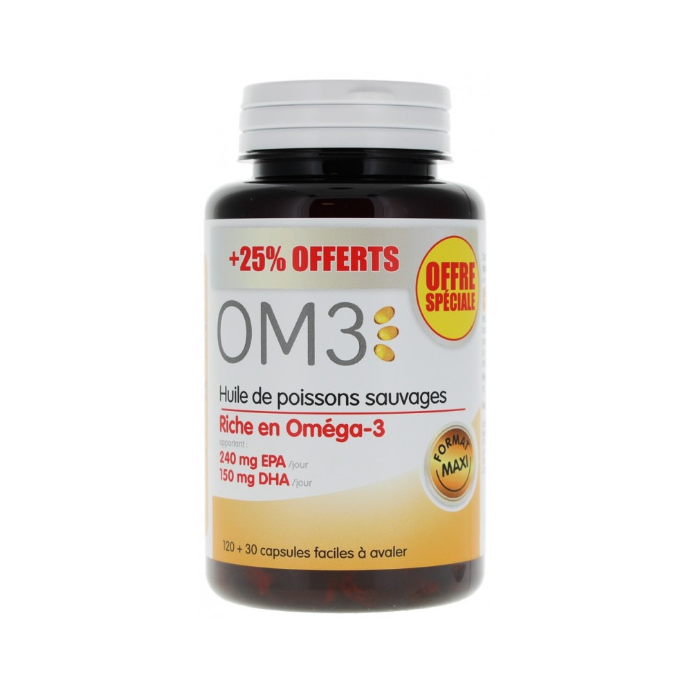 Superdiet OM3 Capsules Huile de Poisson