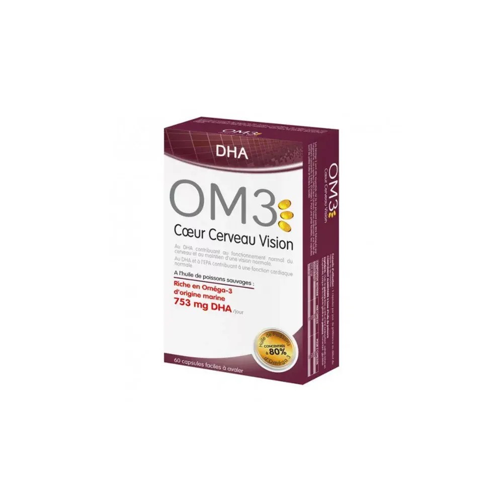 Superdiet OM3 Coeur Cerveau Vision 60 capsules